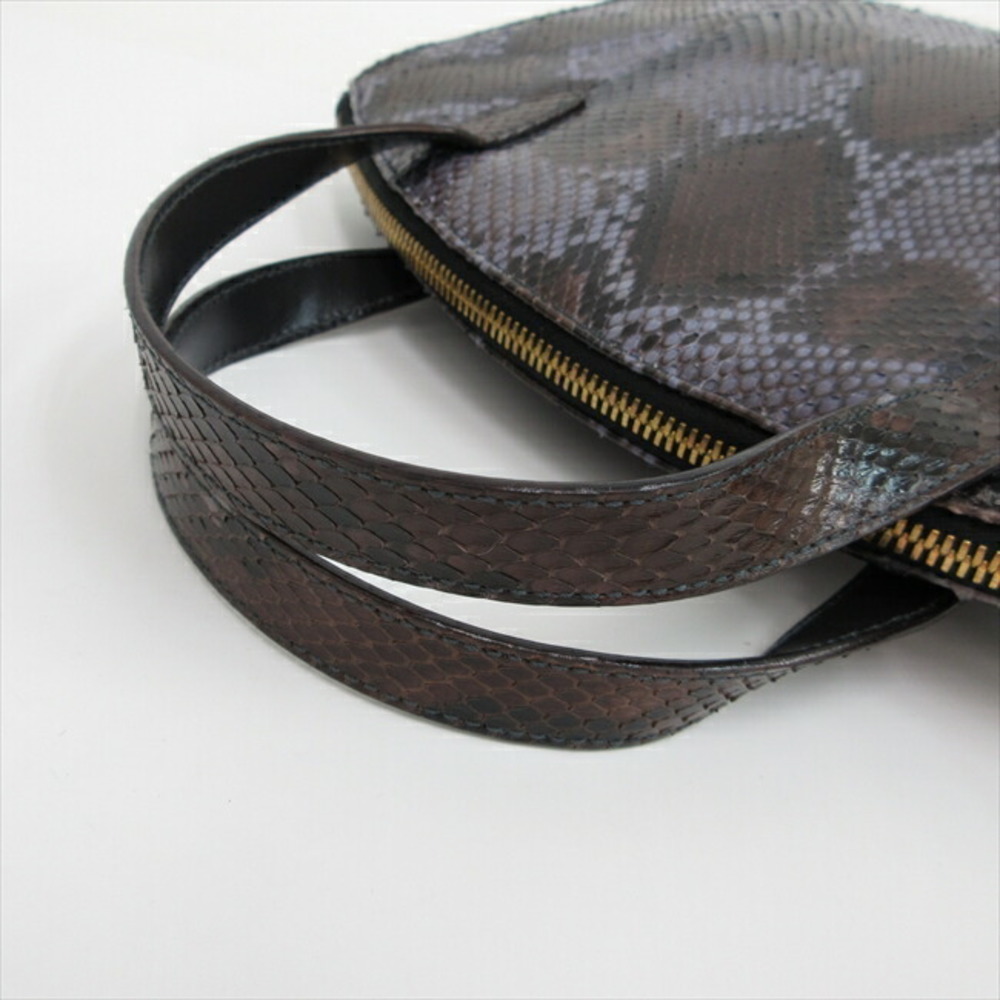 Gucci Brown Handbag Python - image 6